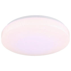 GLOBO LED-Deckenleuchte Opal weiß Metall Kunststoff H/D: ca. 8,5x33 cm