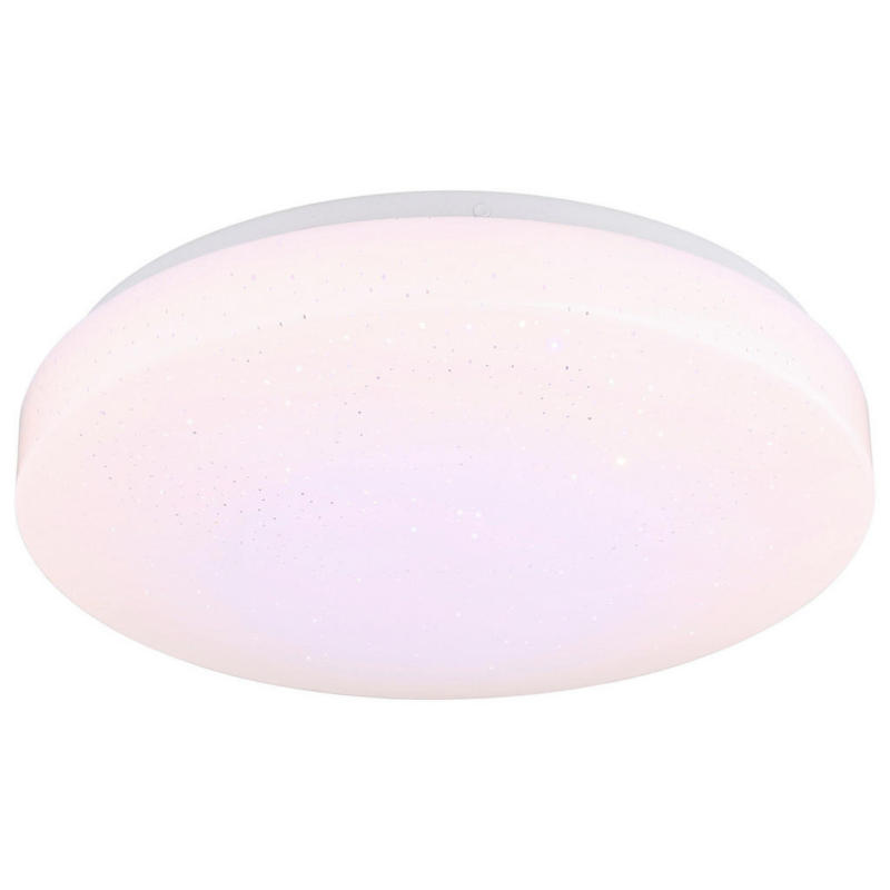 GLOBO LED-Deckenleuchte Opal weiß Metall Kunststoff H/D: ca. 8,5x33 cm