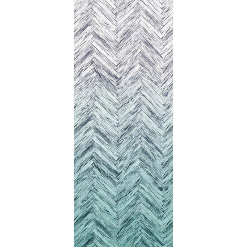 Komar Fototapete Herringbone Mint Panel B/L: ca. 100x250 cm