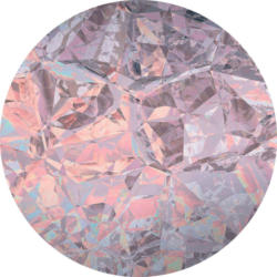 Komar Fototapete Glossy Crystals D: ca. 125 cm