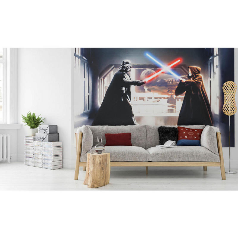 Komar Fototapete Star Wars Vader vs. Kenobi B/L: ca. 300x200 cm