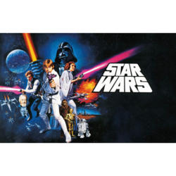 Komar Fototapete Star Wars Poster Classic 1 B/L: ca. 400x250 cm