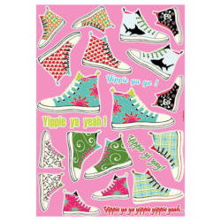 Komar Wandtattoo Sneakers Sneakers B/L: ca. 50x70 cm