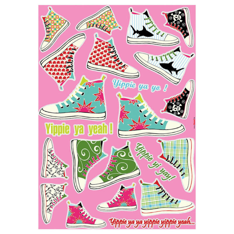 Komar Wandtattoo Sneakers Sneakers B/L: ca. 50x70 cm