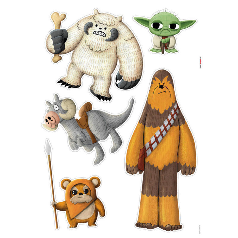 Komar Wandtattoo Star Wars friendly Monsters Star Wars friendly Monsters B/L: ca. 50x70 cm