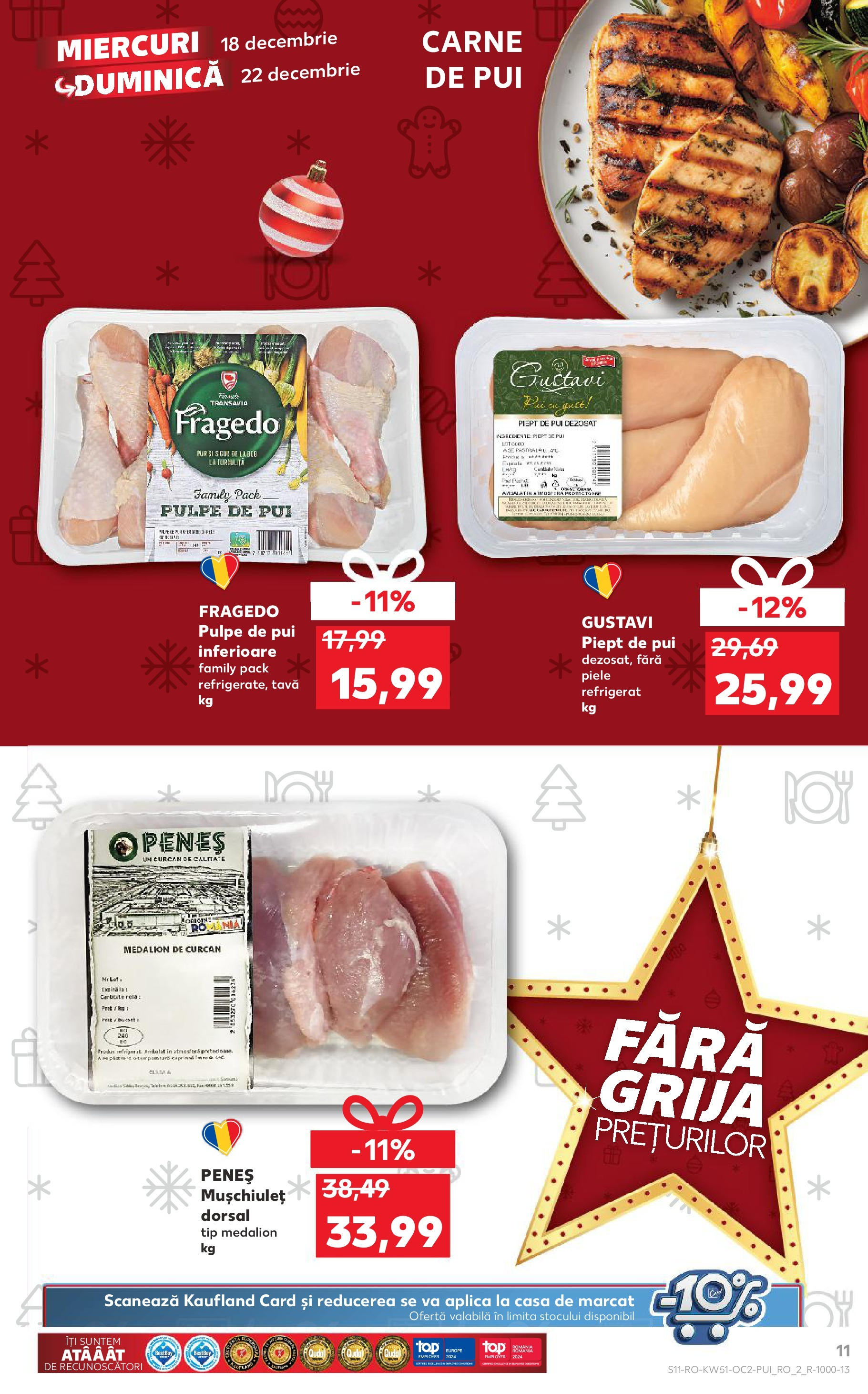 Kaufland - Catalog Kaufland până în data de 22.12.2024 17.12.2024 - Revista si Oferta | Pagină: 11