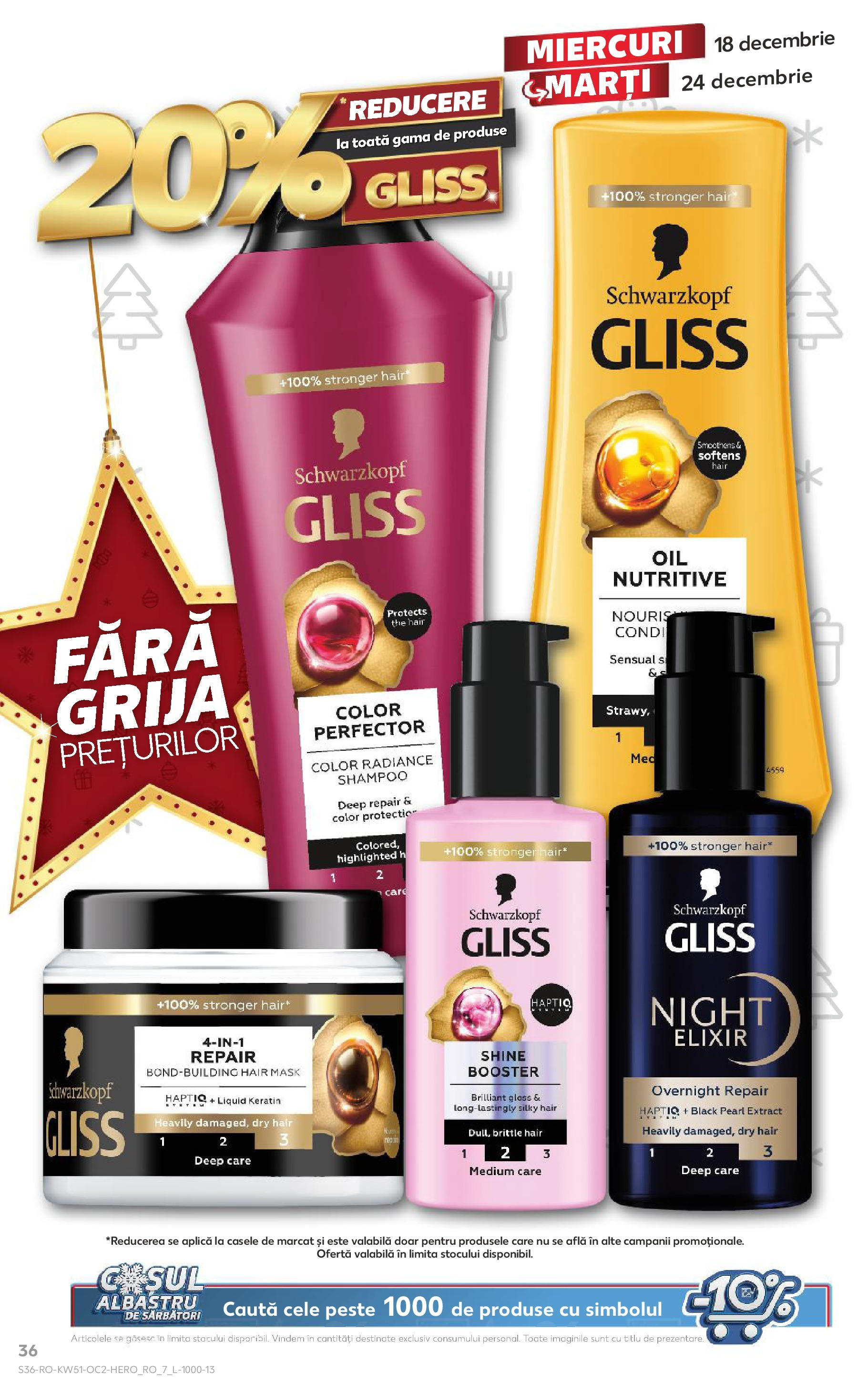 Kaufland - Catalog Kaufland până în data de 22.12.2024 17.12.2024 - Revista si Oferta | Pagină: 36 | Produse: Elixir, Pește