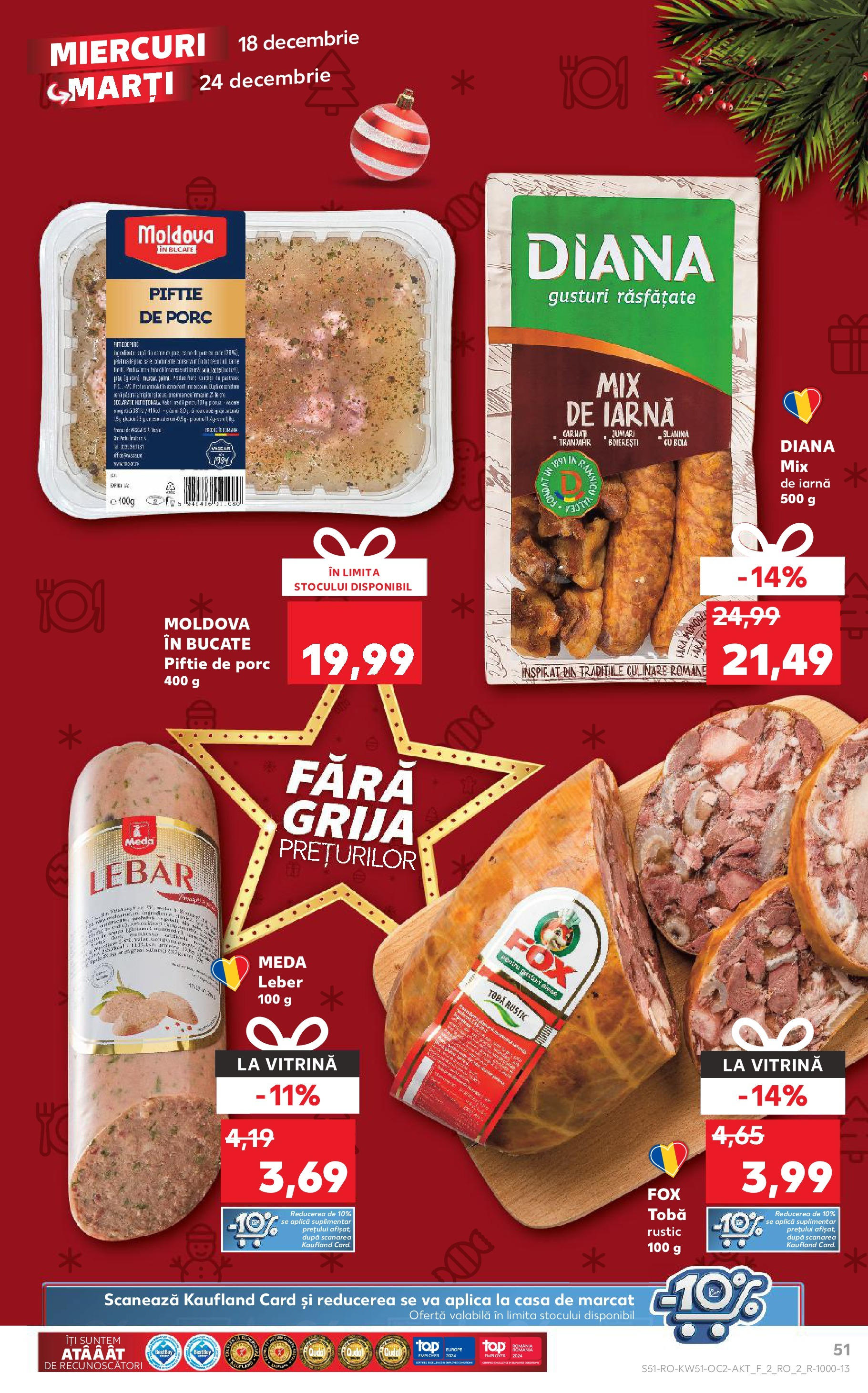 Kaufland - Catalog Kaufland până în data de 22.12.2024 17.12.2024 - Revista si Oferta | Pagină: 51 | Produse: Trandafir, Vitrină