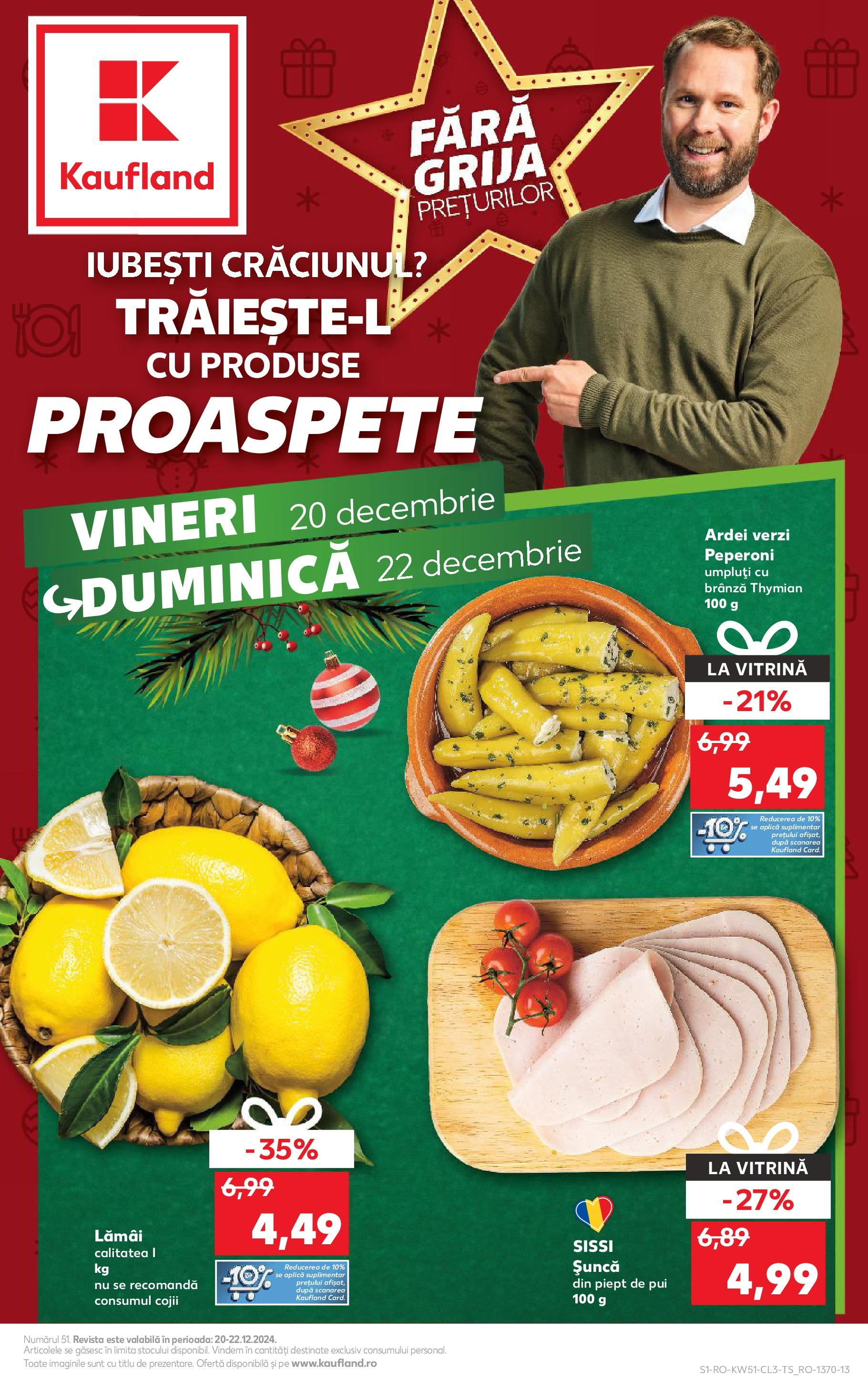 Catalog Kaufland de la 19.12.2024 - Revista "Catalog Kaufland până în data de 22.12.2024" - Pagină 1