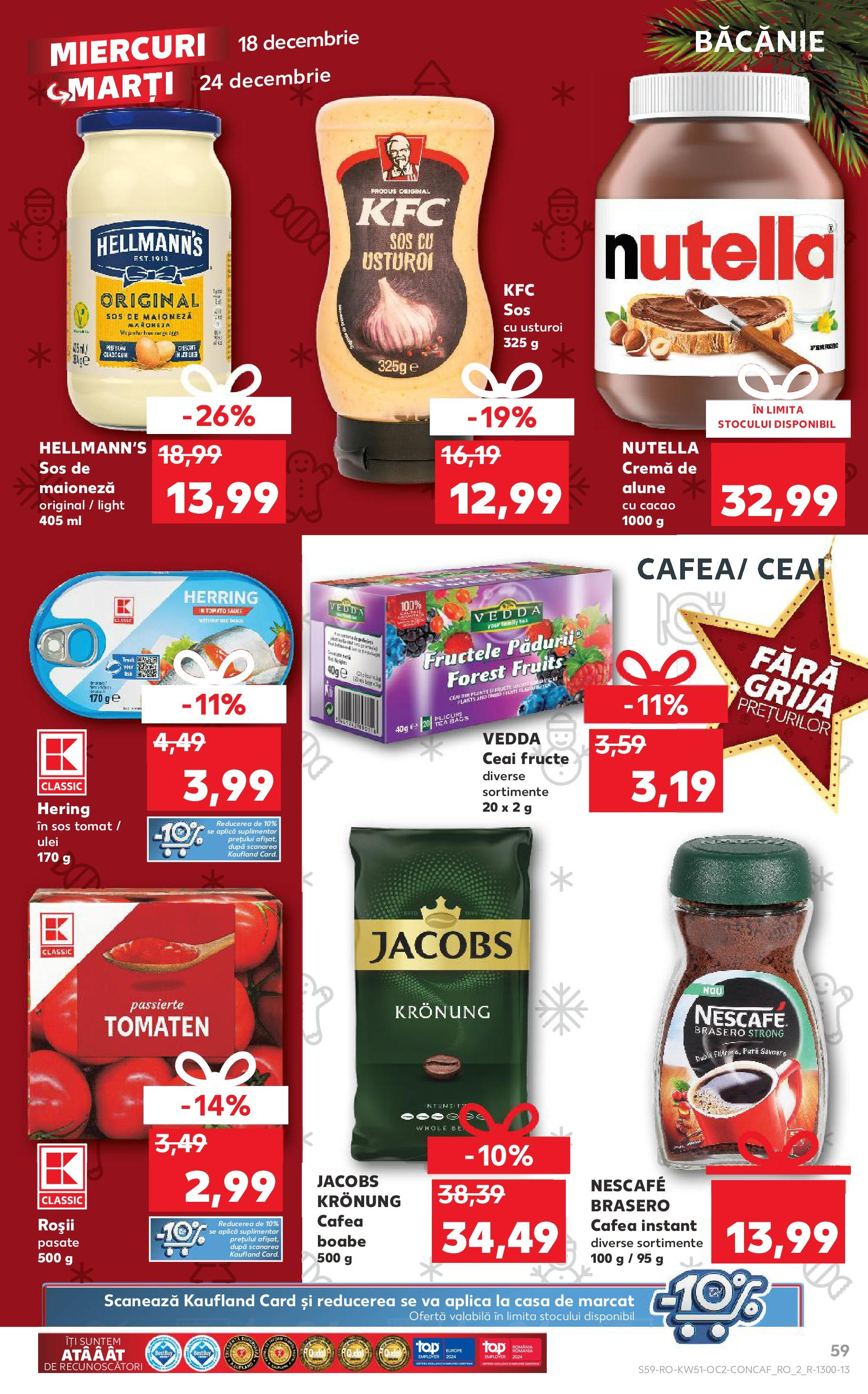 Kaufland - Catalog Kaufland până în data de 22.12.2024 17.12.2024 - Revista si Oferta | Pagină: 59 | Produse: Cremă, Fructe, Maioneză, Usturoi