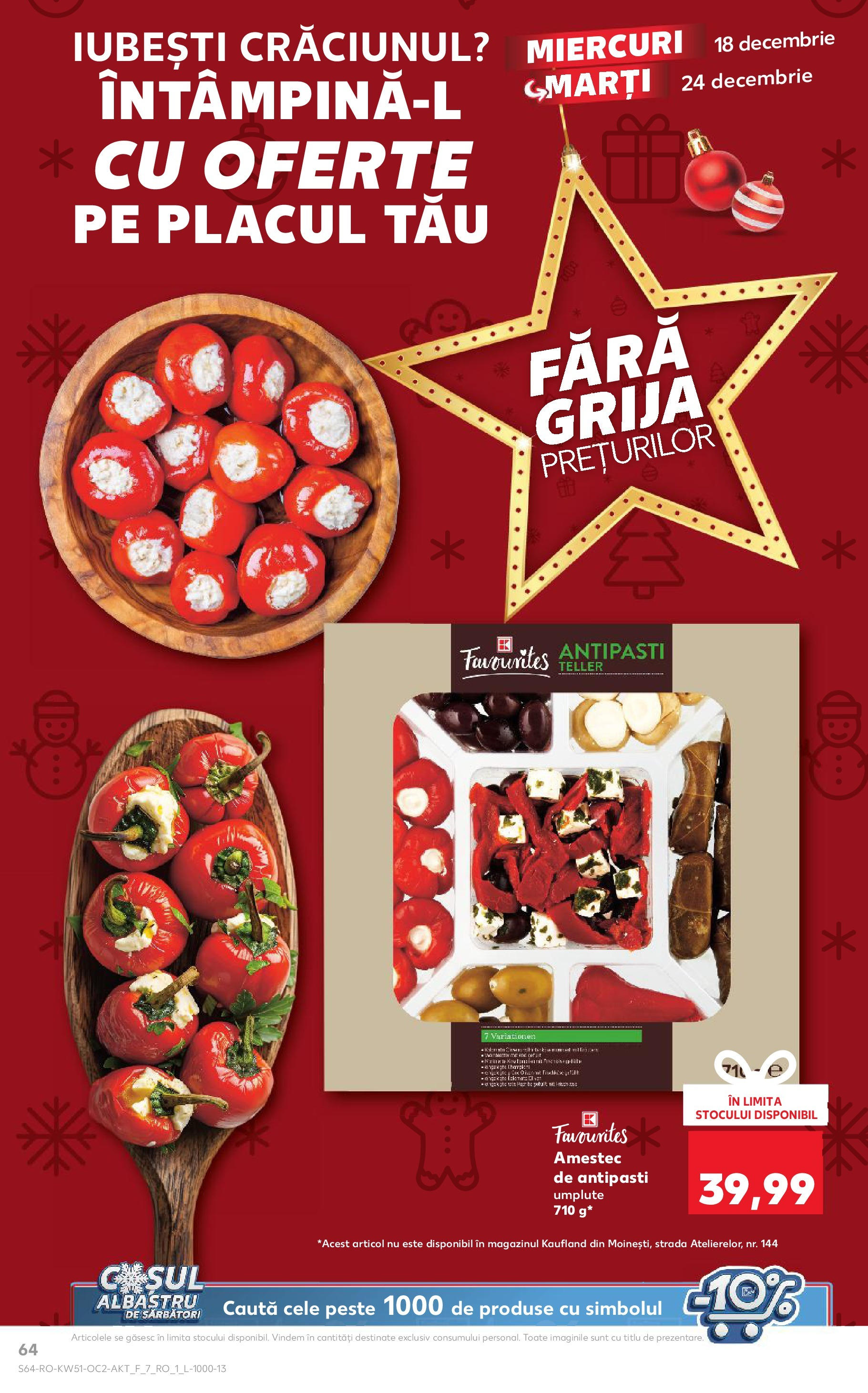 Kaufland - Catalog Kaufland până în data de 22.12.2024 17.12.2024 - Revista si Oferta | Pagină: 64 | Produse: Pește