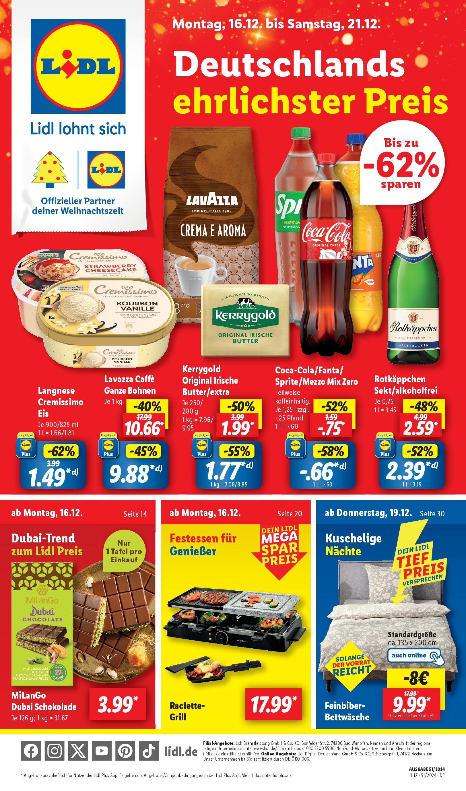 Lidl Prospekte gültig vom 16.12. bis 21.12. ᐉ Online Angebote der Woche