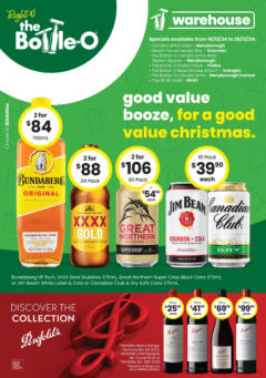 Preview of catalogue Catalogue Wondunna, Maryborough, Pialba, Hervey Bay, Bli Bli from shop The Bottle-O valid 15/12/2024