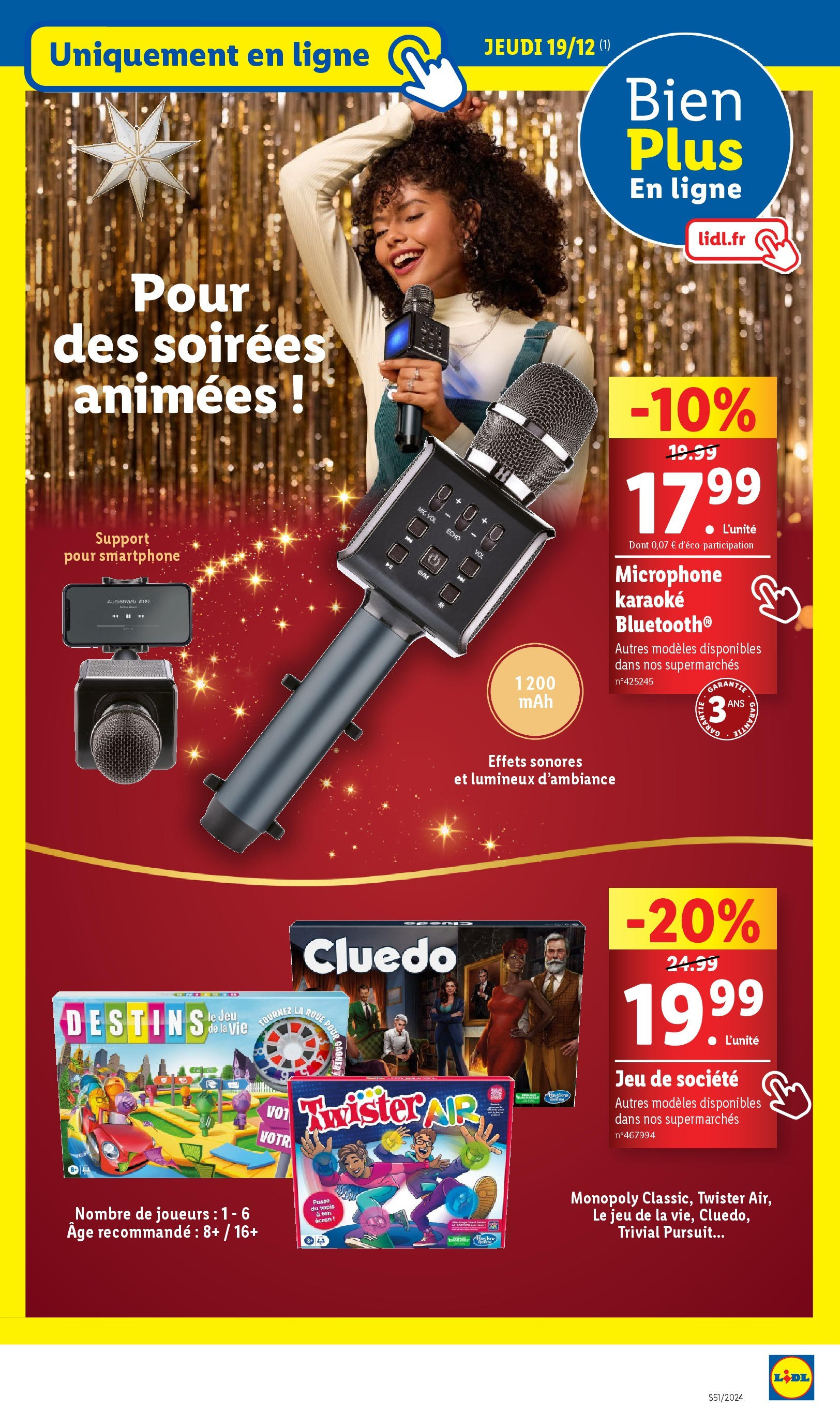 Catalogue LIDL du 17/12/2024 | Promo prospectus en ligne | Page: 17 | Produits: Smartphone, Microphone, Tapis