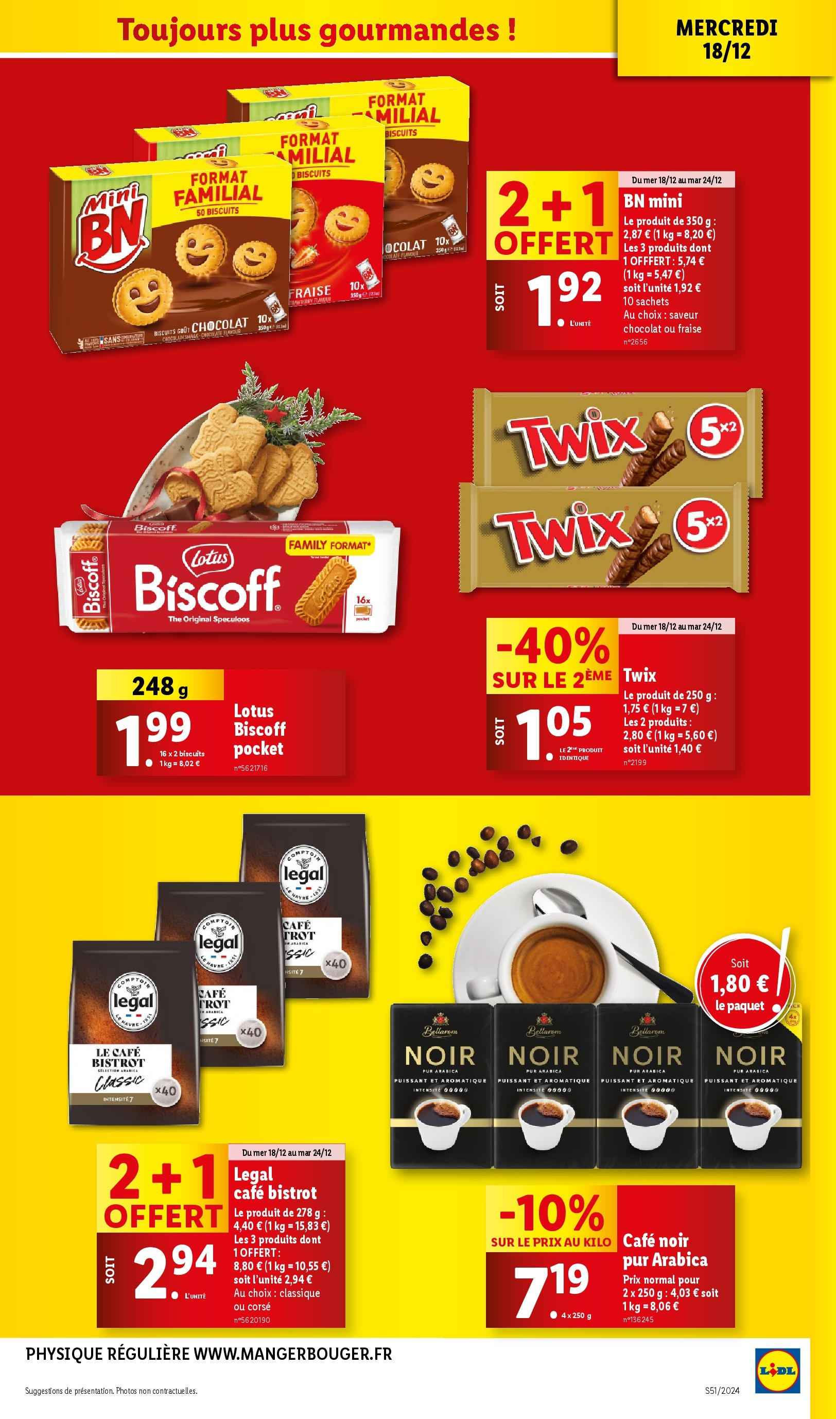 Catalogue LIDL du 15/12/2024 | Promo prospectus en ligne | Page: 27 | Produits: Spéculoos, Café, Thé, Biscuits