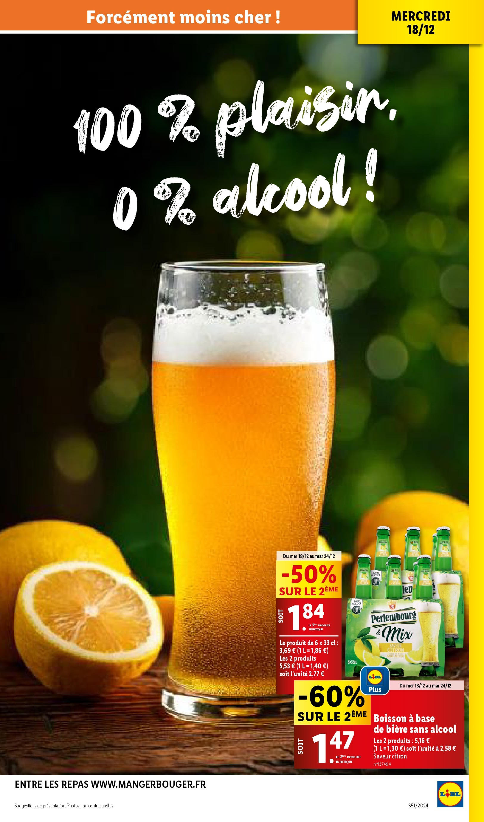 Catalogue LIDL du 15/12/2024 | Promo prospectus en ligne | Page: 29 | Produits: Alcool, Citron, Base, Bière