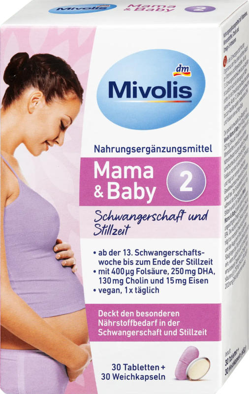 Mivolis Mama & Baby 2 Tabletten 30 St + Weichkapseln 30 St