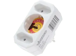 Vivanco 17462 Schuko/ Euro-Adapter ohne Schalter; Schuko-Adapter