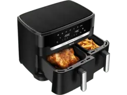 Tefal EY9428 Easy Fry XXL 11l, Heißluftfritteuse (6.5l+4.5l, Schwarz)