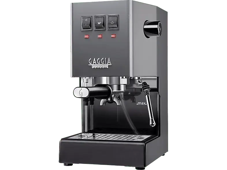 Gaggia RI 9481/16 classic evo Siebträgermaschine (Grey, 1200 Watt, 15 bar)
