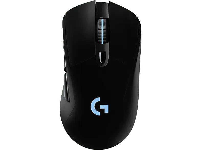 LOGITECH G G703 Lightspeed Kabellose Gaming Maus, Lightsync RGB, kompatibel mit PowerPLAY, Schwarz