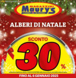 Maurys Alberi di Natale - al 06.01.2025