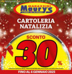 Maurys Cartoleria natalizia - al 06.01.2025