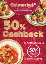 Gelmarket 50% Cashback - al 31.12.2024