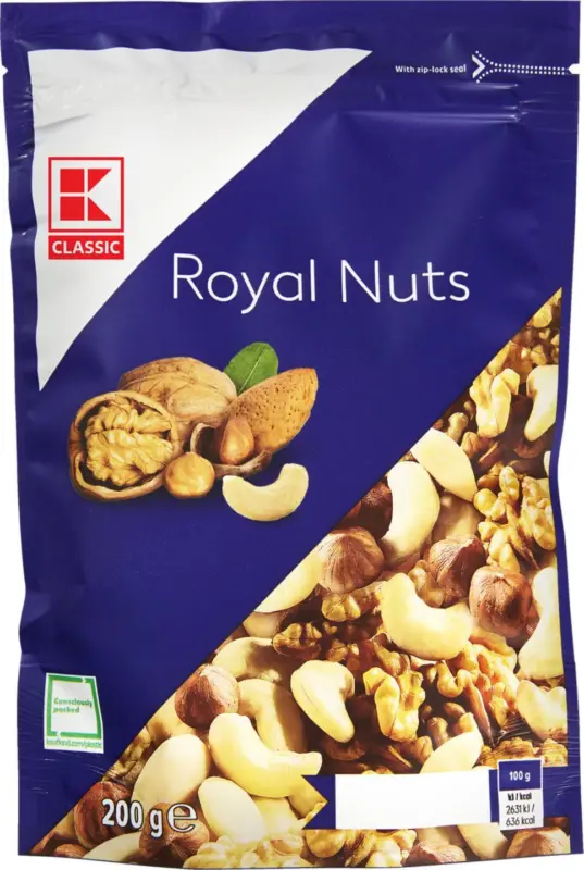 K-CLASSIC Микс ядки и бланширани бадеми Royal