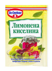 Dr. Oetker Лимонена киселина