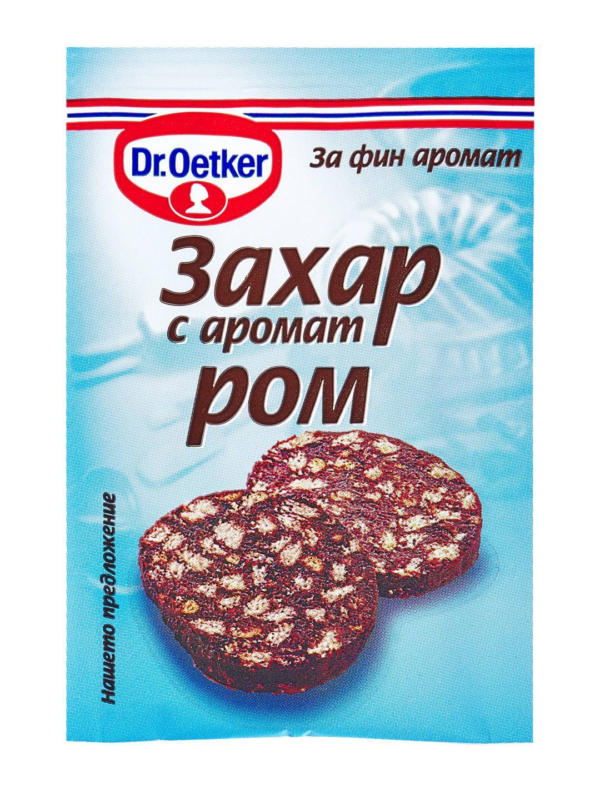 Dr. Oetker Захар с аромат ром