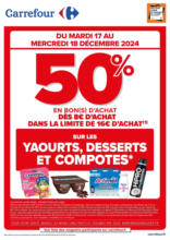 OP BON D’ACHAT SUR YAOURTS, COMPOTES & DESSERTS