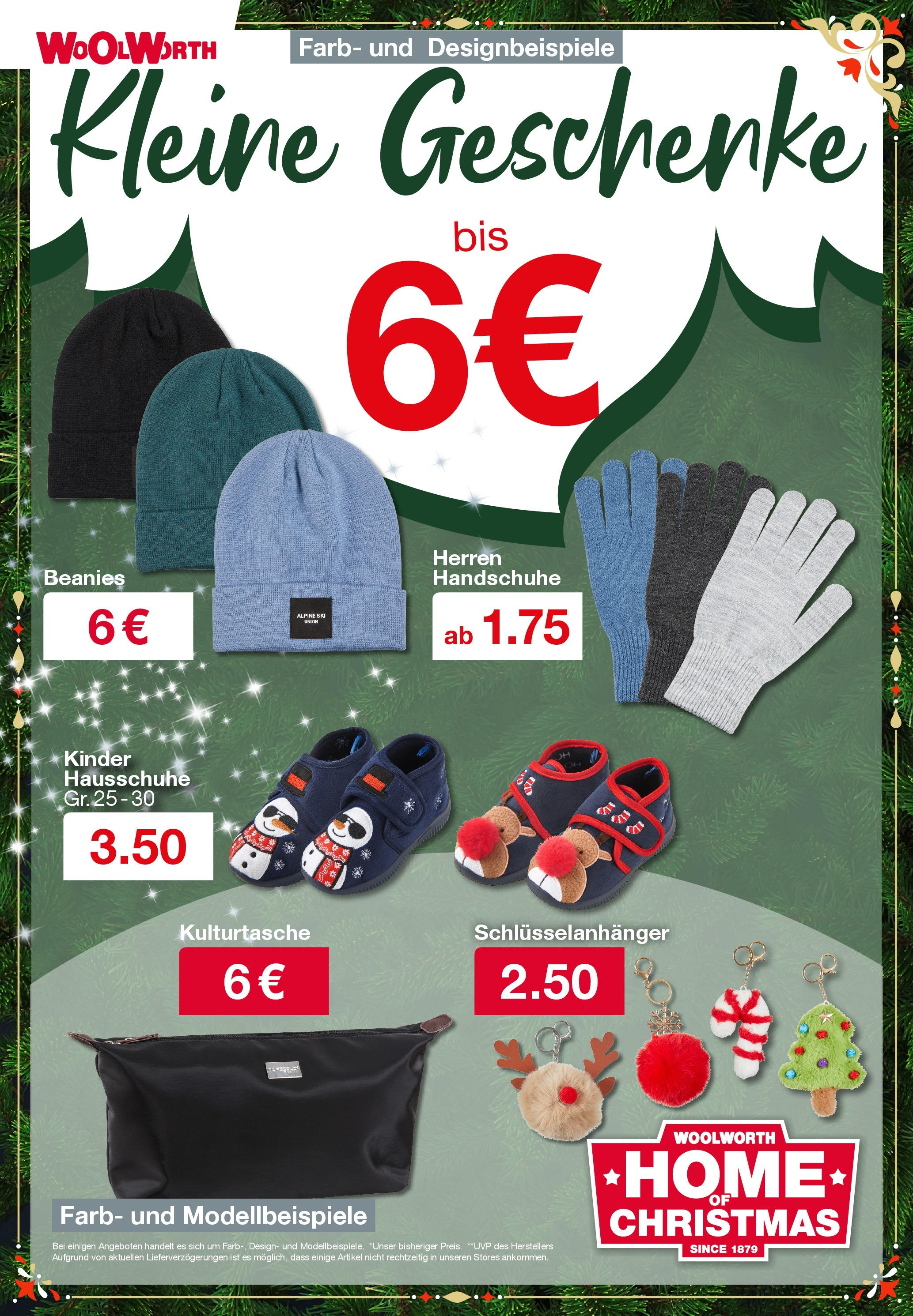 Woolworth Flugblatt von 17.12.2024 - Aktuelle Angebote | Seite: 10 | Produkte: Hausschuhe, Handschuhe