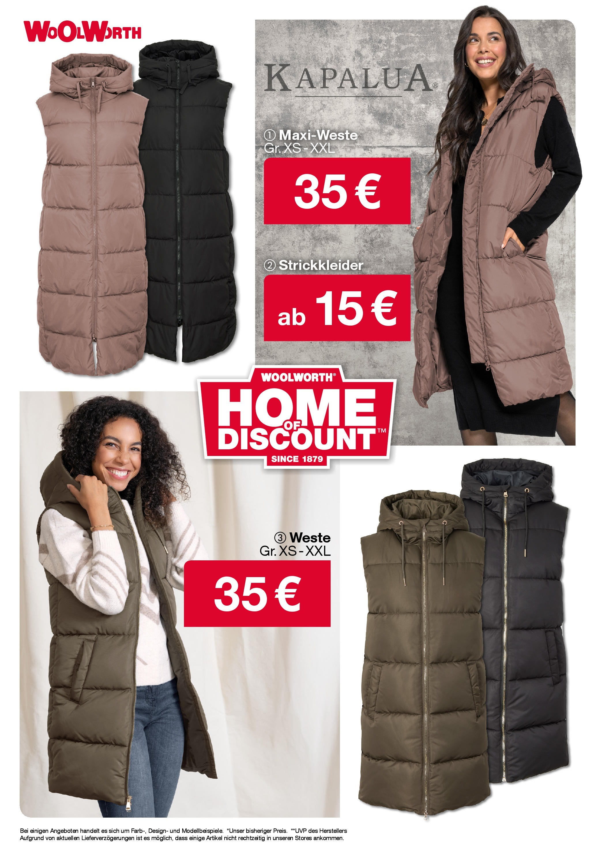 Woolworth Flugblatt von 17.12.2024 - Aktuelle Angebote | Seite: 34 | Produkte: Weste