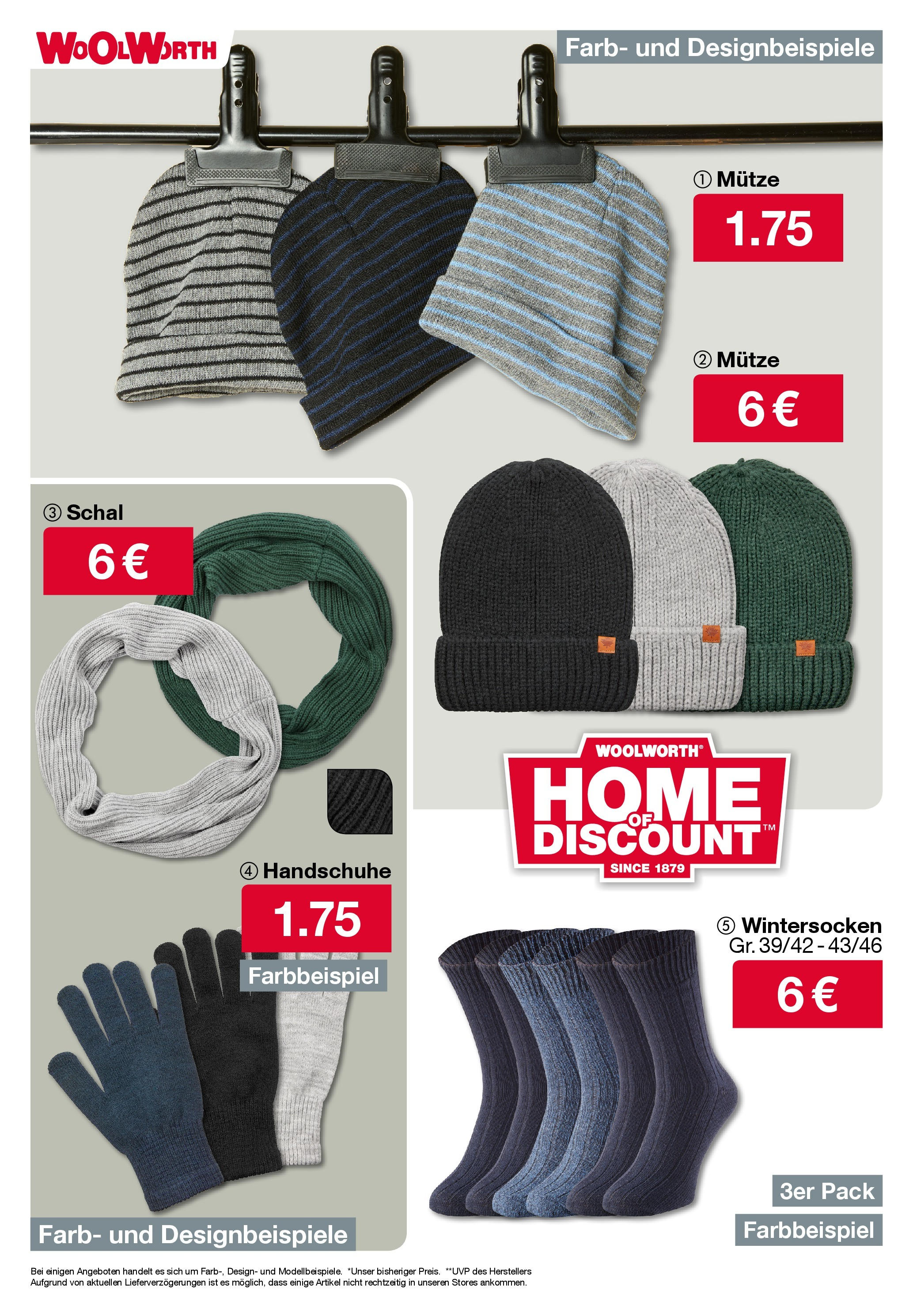 Woolworth Flugblatt von 17.12.2024 - Aktuelle Angebote | Seite: 41 | Produkte: Schal, Handschuhe