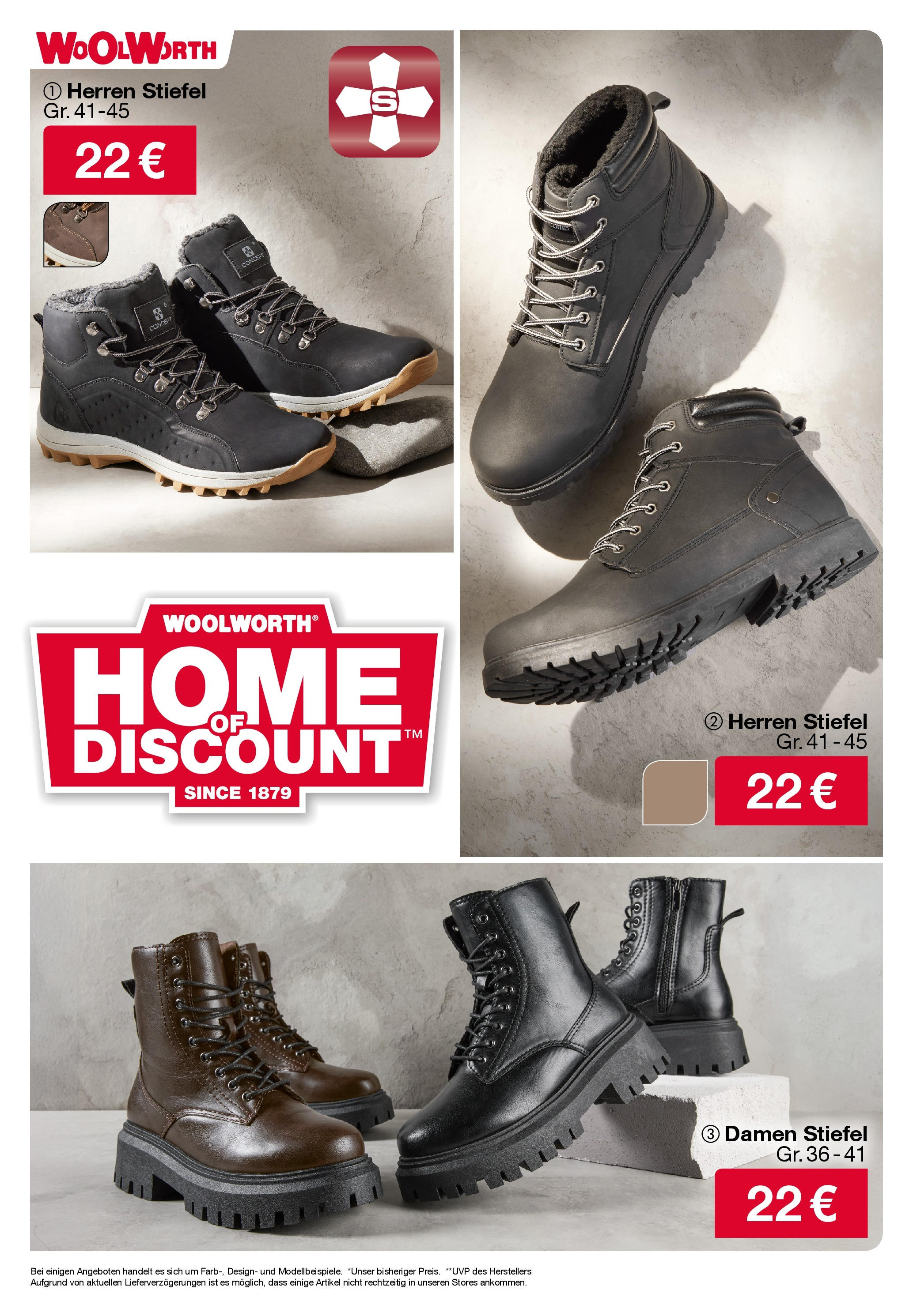 Woolworth Flugblatt von 17.12.2024 - Aktuelle Angebote | Seite: 46 | Produkte: Stiefel