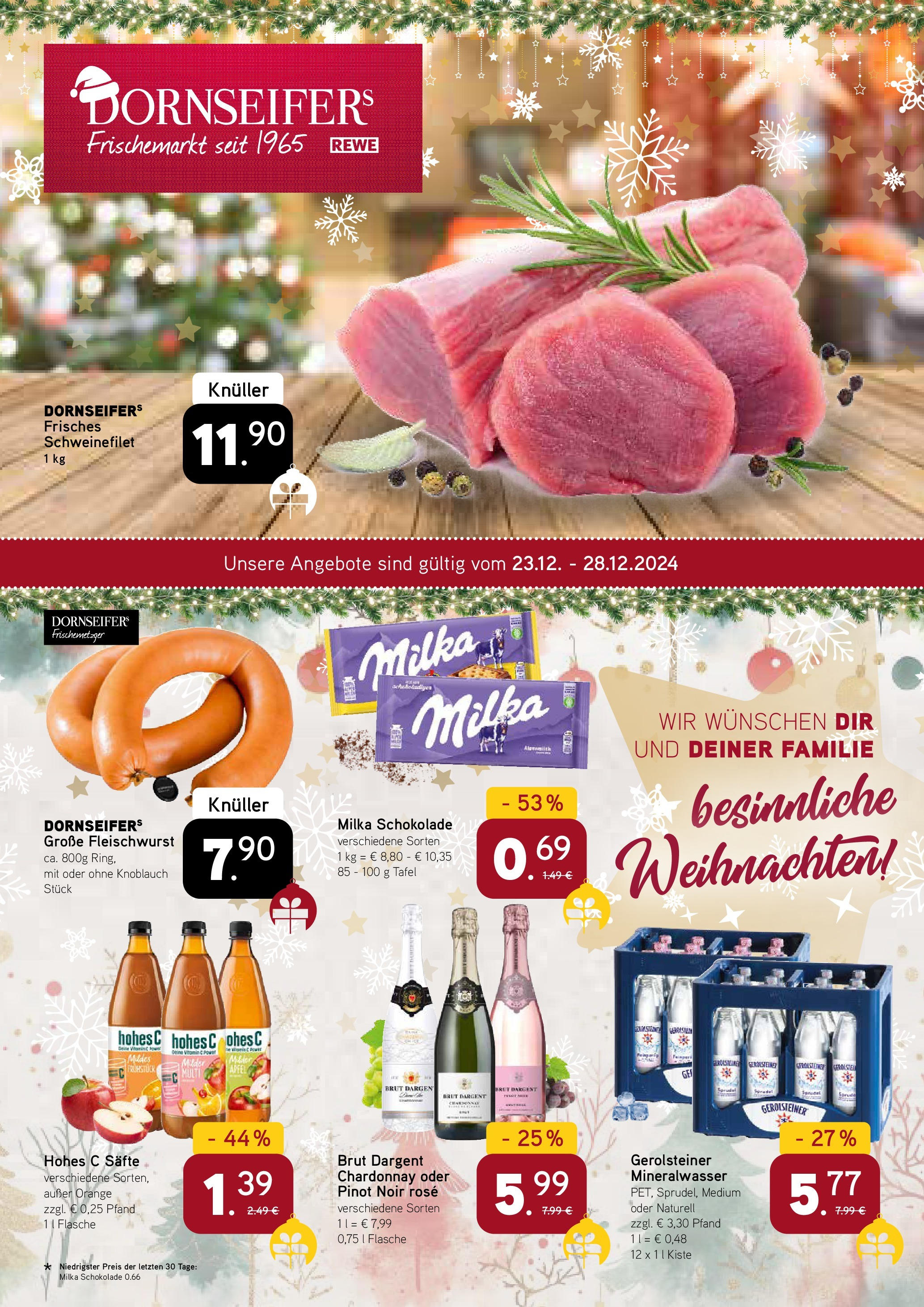Friedhelm Dornseifer GmbH & Co. KG Prospekte gültig vom 20.12. bis 28.