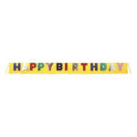 LIBRO Banner mit Fransen - Happy Birthday, 2,8m - bis 06.01.2025