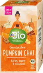 dmBio Gewürztee Pumpkin Chai (20 Beutel)