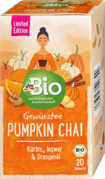 dmBio Gewürztee Pumpkin Chai (20 Beutel)