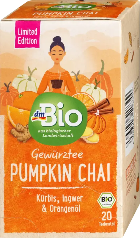 dmBio Gewürztee Pumpkin Chai (20 Beutel)
