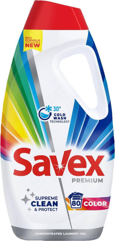 Savex гел за пране Color 80 пранета, 3,6 л