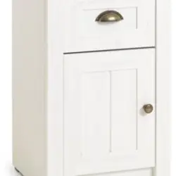 JYSK Noptieră MARKSKEL 1 sertar alb/stejar natur