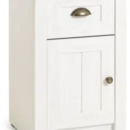 JYSK Noptieră MARKSKEL 1 sertar alb/stejar natur