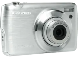 AgfaPhoto Realishot DC8200SL Digitalkamera, 8x optical Zoom, Full HD Video, 18 MP Foto, 2.7 Zoll LCD, Silber
