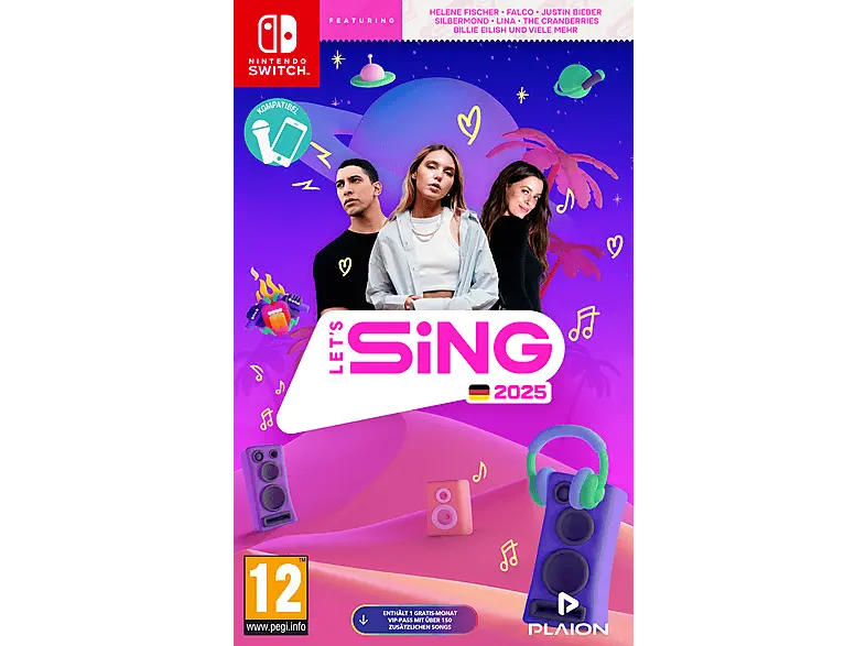 Let's Sing 2025 German Version - [Nintendo Switch]