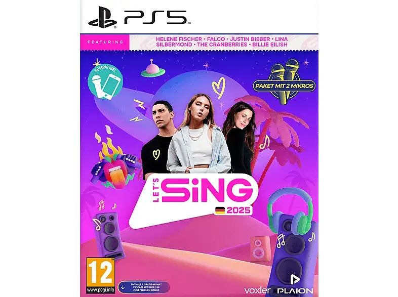 Let's Sing 2025 German Version (+ 2 Mics) - [PlayStation 5]