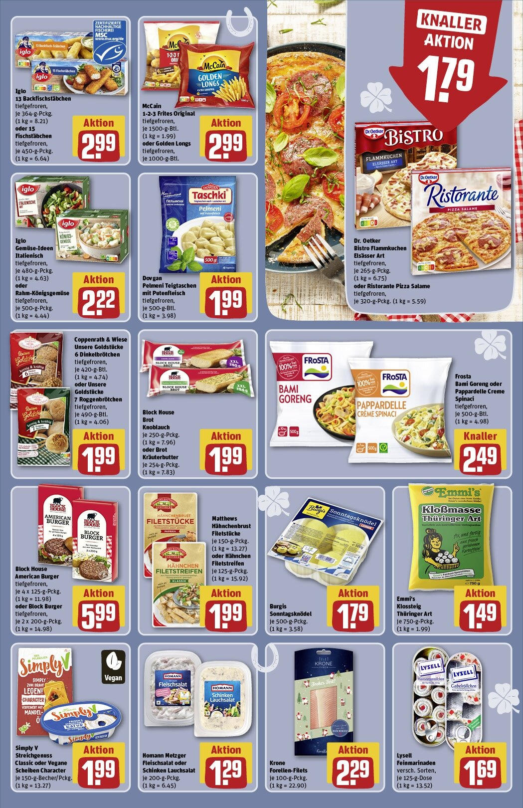 Rewe - Rewe: Wochenangebote (ab 22.12.2024) zum Blättern » Angebote | Seite: 13 | Produkte: Ristorante, Frosta, Paprika, Pizza