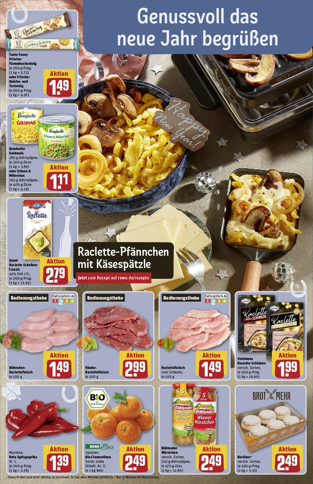 Rewe - Rewe: Wochenangebote (ab 22.12.2024) zum Blättern » Angebote | Seite: 4