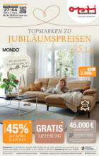 Opti-MegaStore (Opti-Wohnwelt) Topmarken zu Jubiläumspreisen - bis 07.01.2025